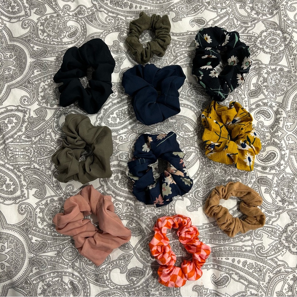 Set of 10 Scrunchies
